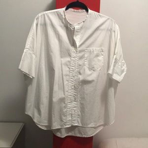 The Perfect Oversized White Button Down Shirt